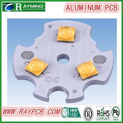 Rohs standard aluminum pcb with white soldering